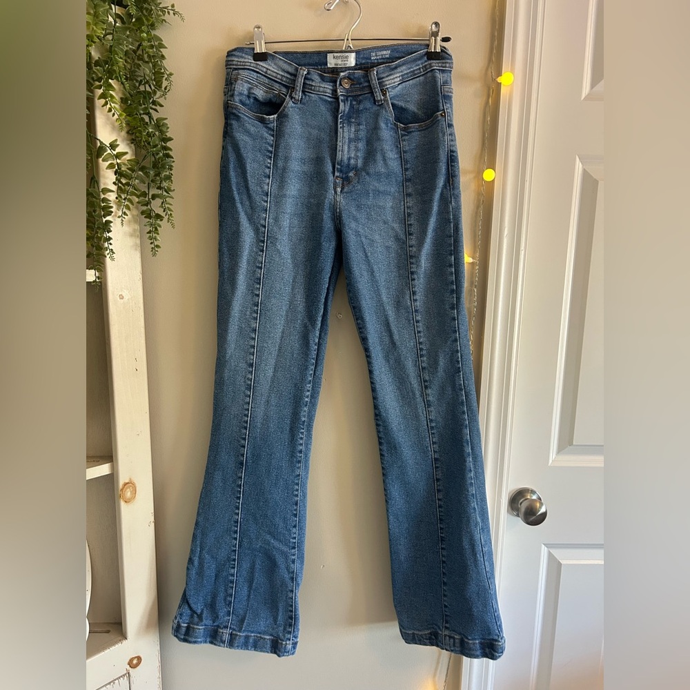 Kensie High Rise Flare Jeans
